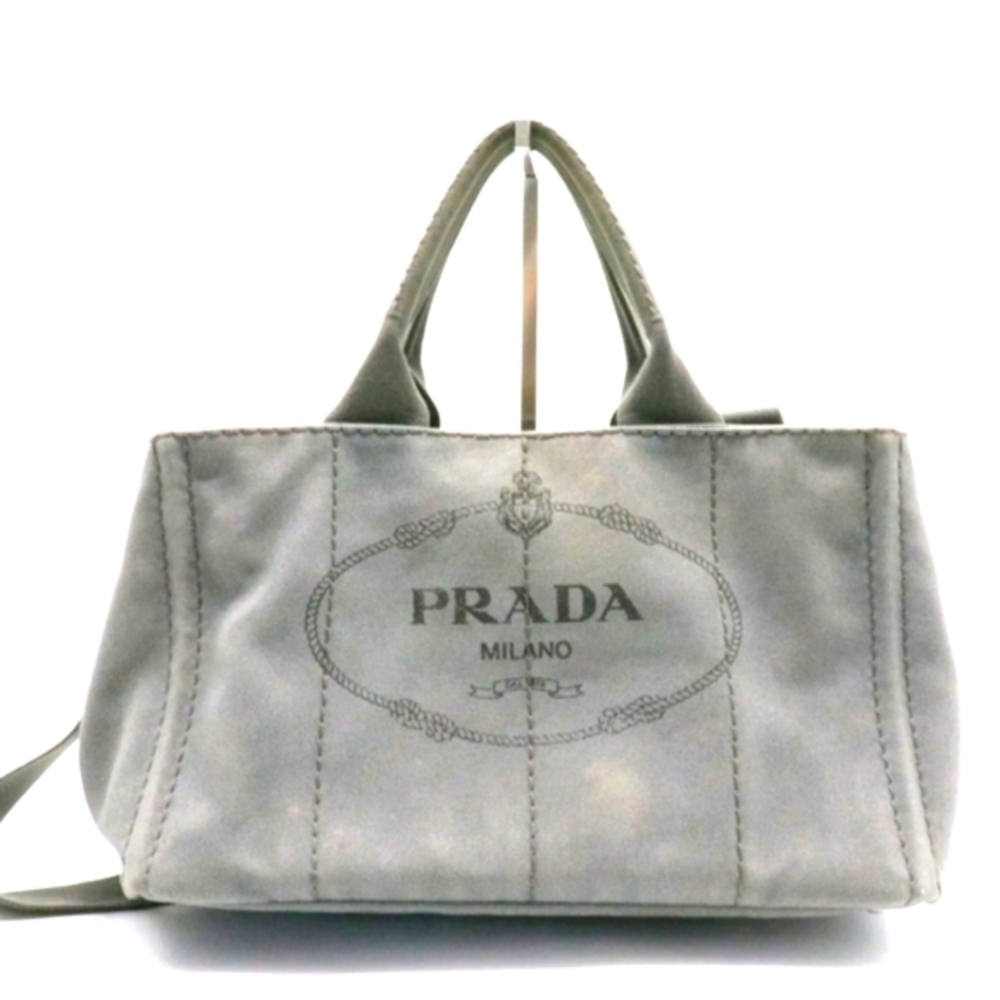 PRADA CANAPA TOTE CANVAS LARGE